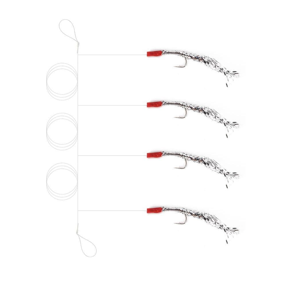 Dr.Fish 5/10 packs Mackerel Feathers Rigs - Dr.Fish Tackles