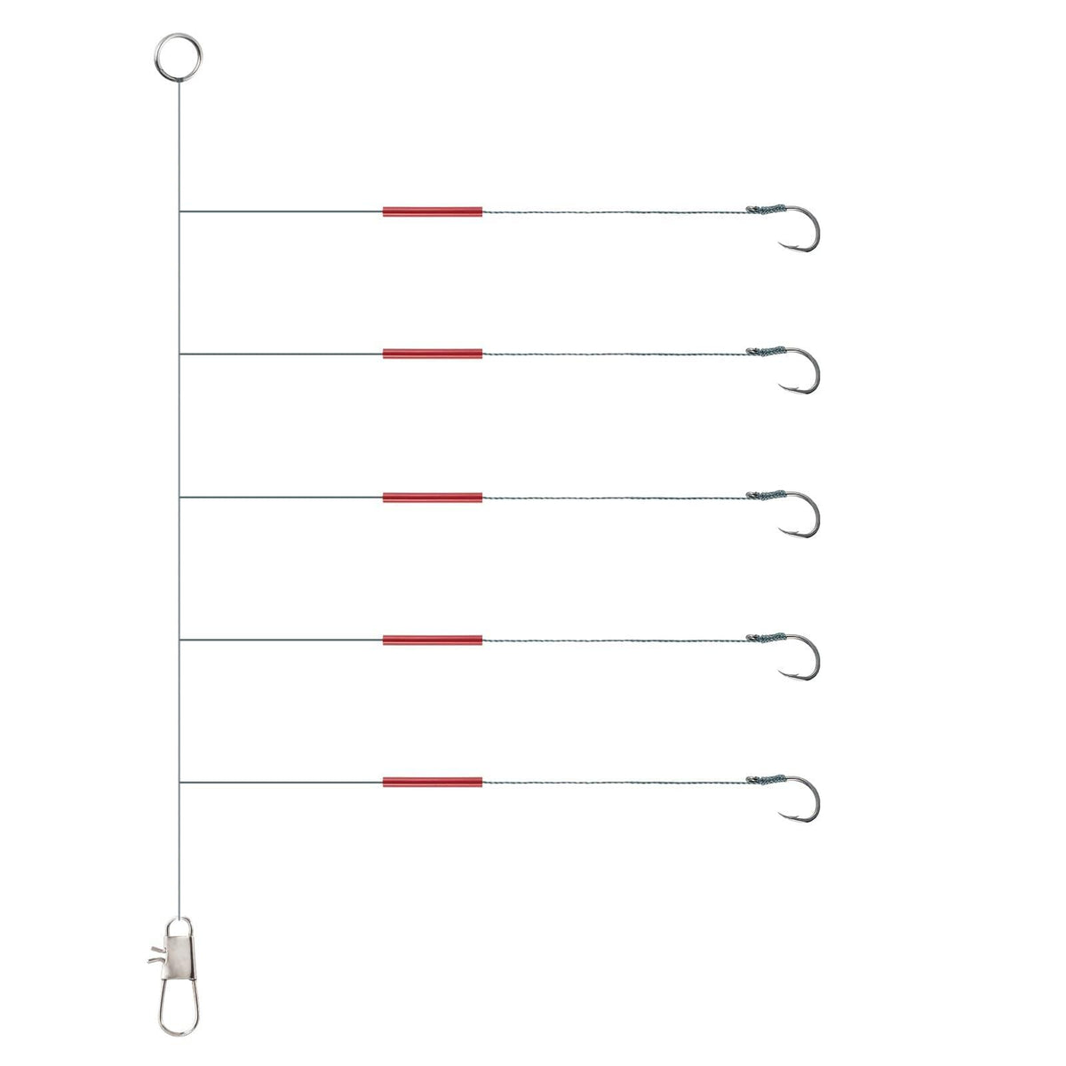 Dr.Fish 5/10 packs Mackerel Feathers Rigs - Dr.Fish Tackles