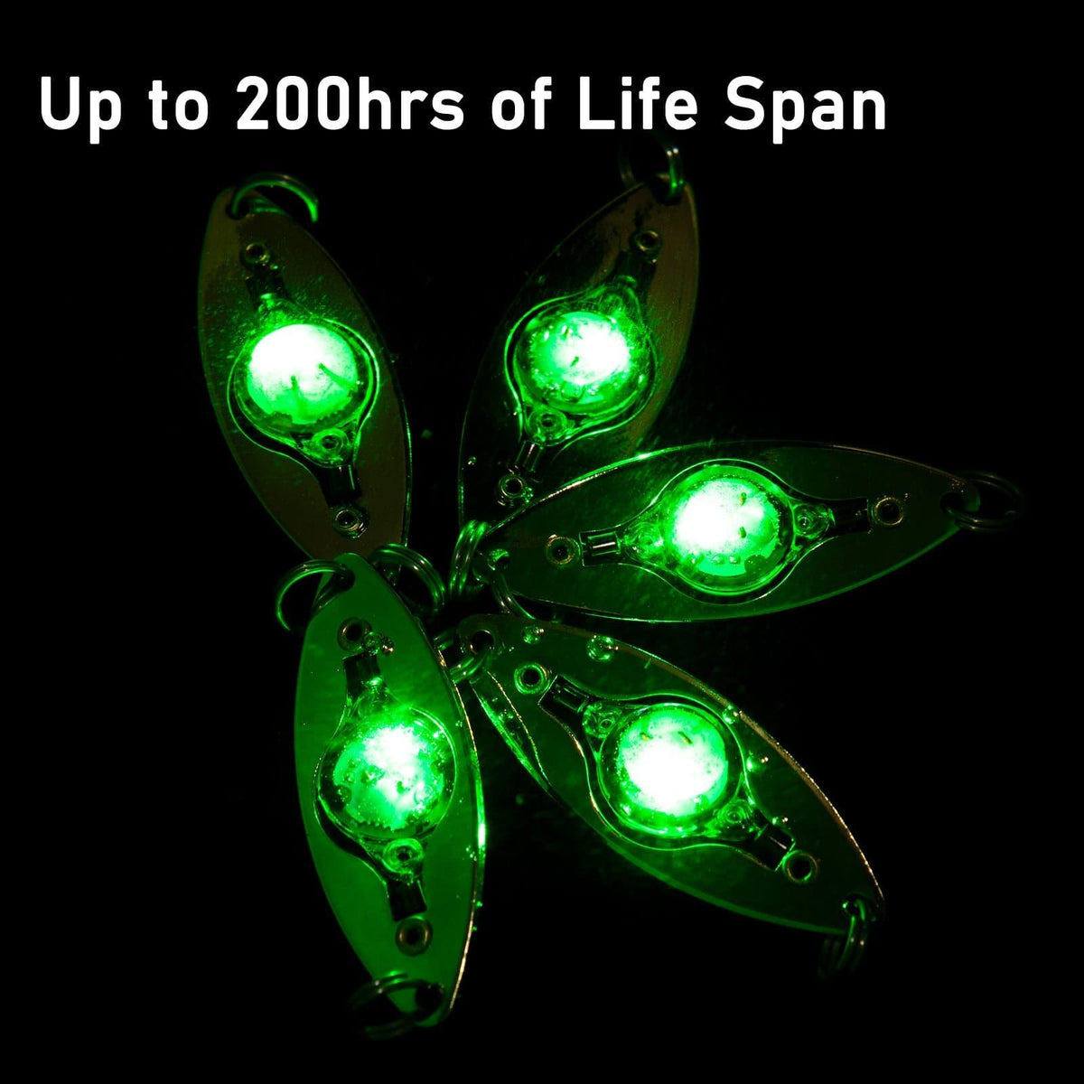 Dr.Fish 5pcs Rotatable Round Eye LED Lures - Dr.Fish Tackles