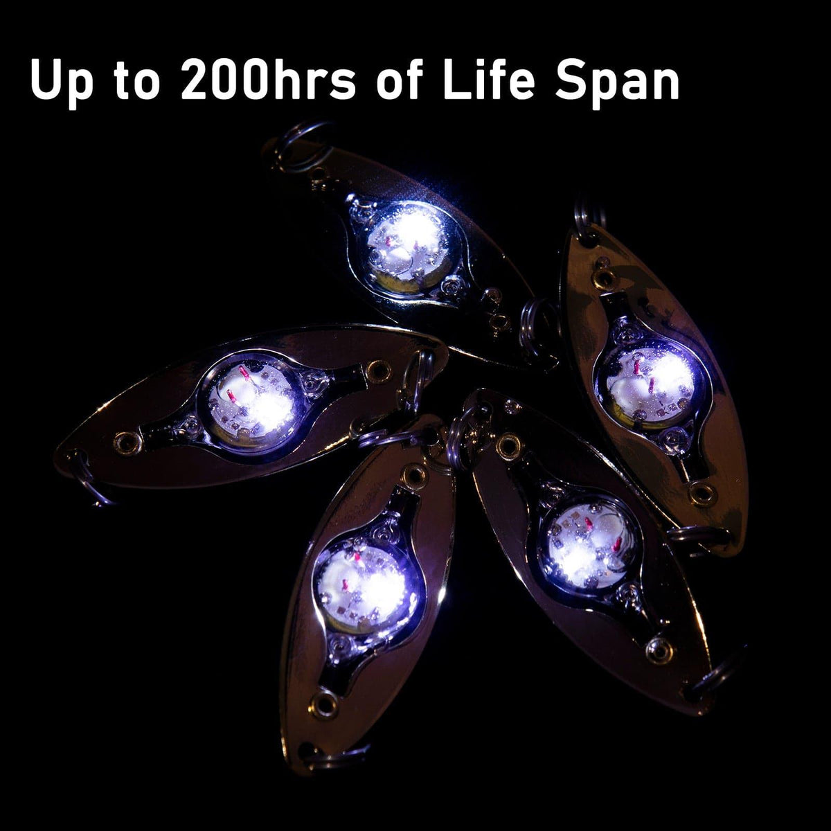 Dr.Fish 5pcs Rotatable Round Eye LED Lures - Dr.Fish Tackles