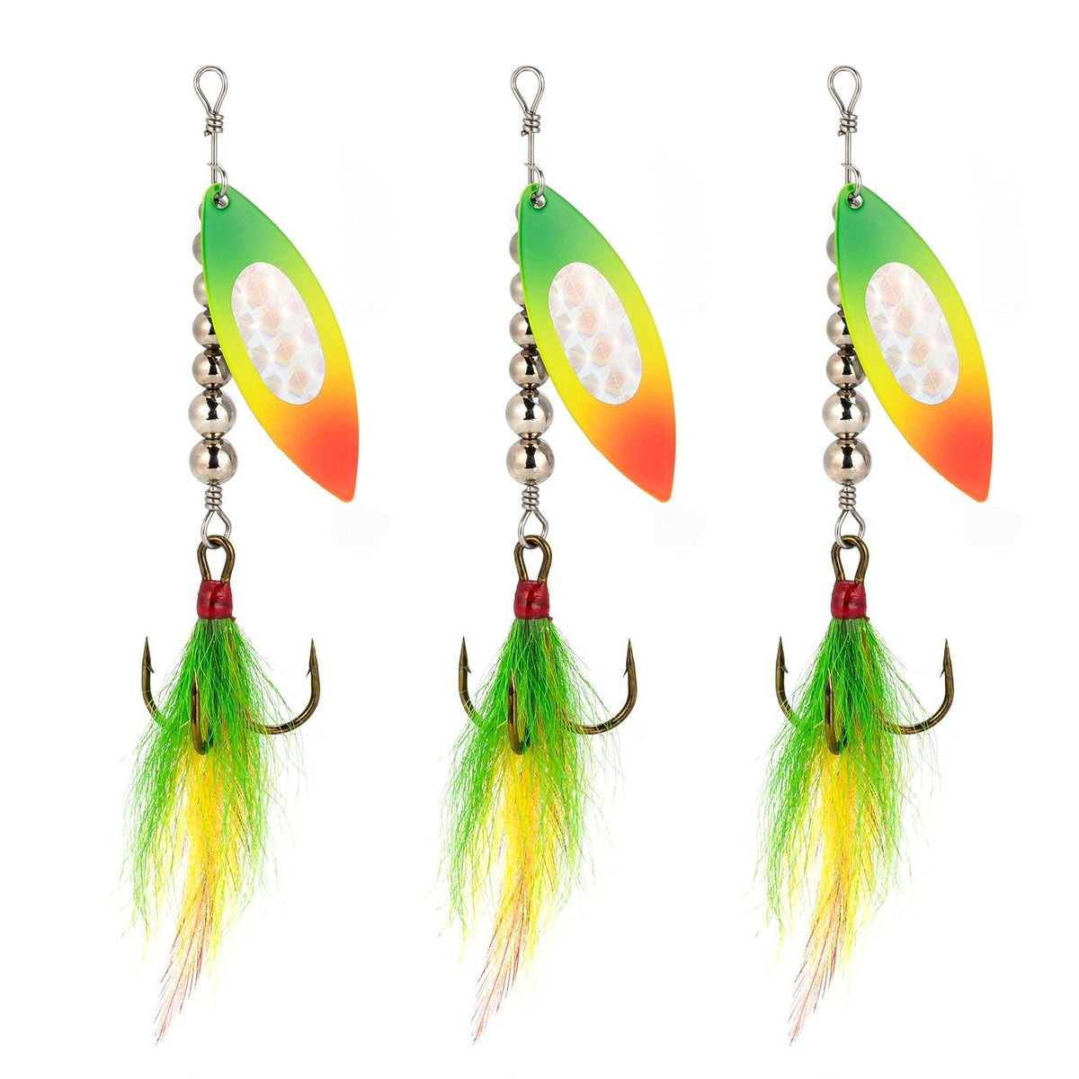 Dr.Fish 3pcs Musky Spinner Lures - Dr.Fish Tackles