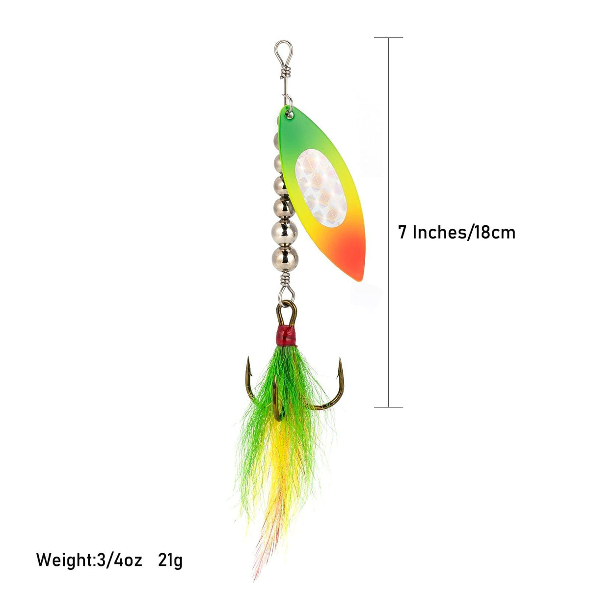 Dr.Fish 3pcs Musky Spinner Lures - Dr.Fish Tackles