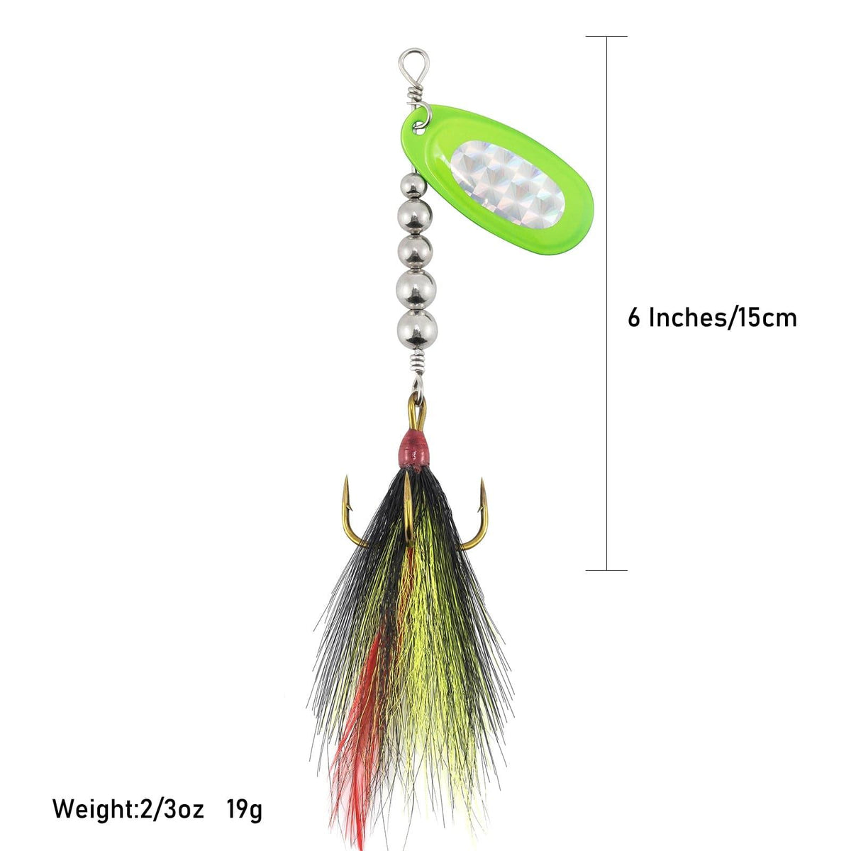 Dr.Fish 3pcs Musky Spinner Lures - Dr.Fish Tackles