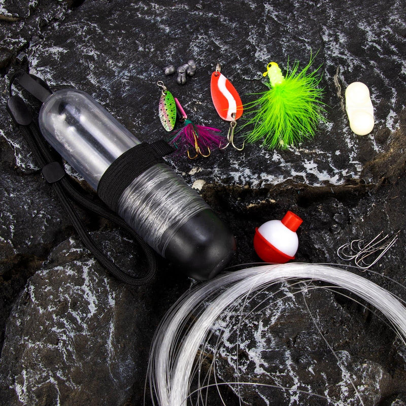 Dr.Fish 25pcs Pocket Reel Survival Fishing Kit - Dr.Fish Tackles