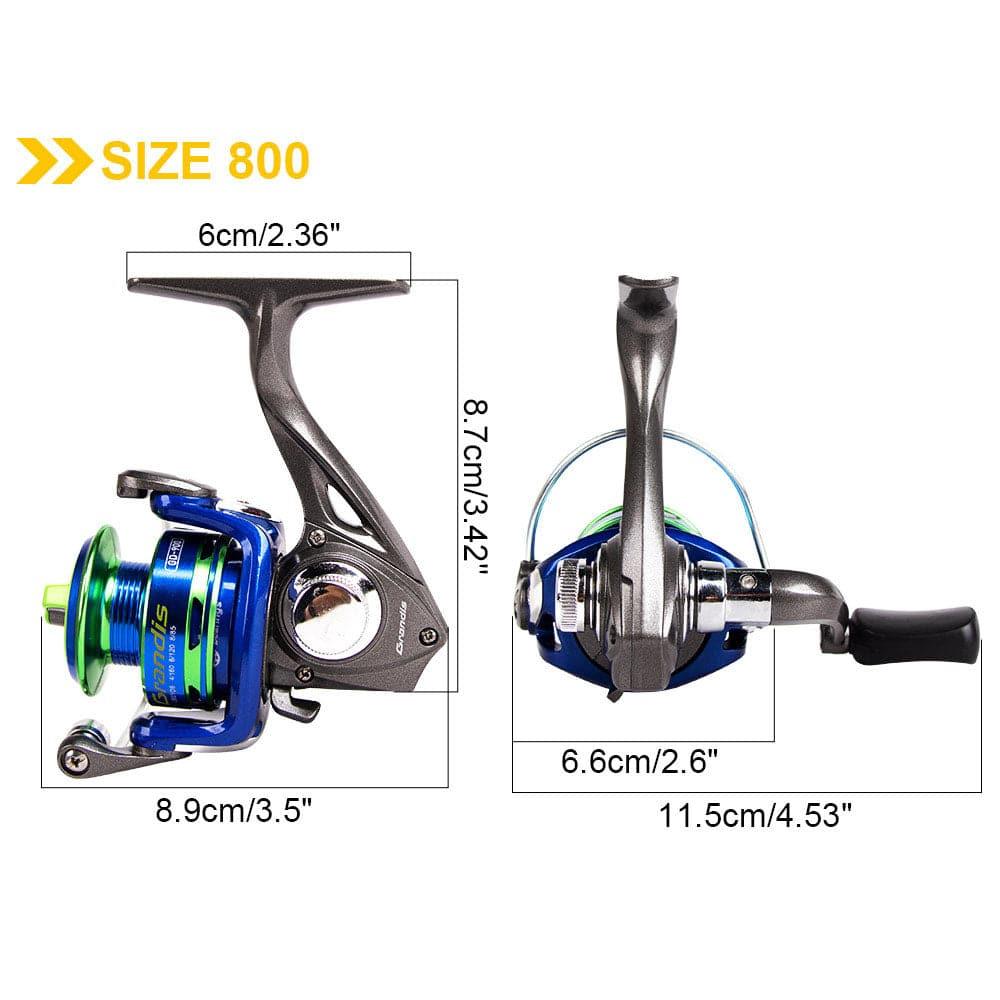 Dr.FIsh Bass Trout Freshwater Fishing Reel 800/900 - Dr.Fish Tackles
