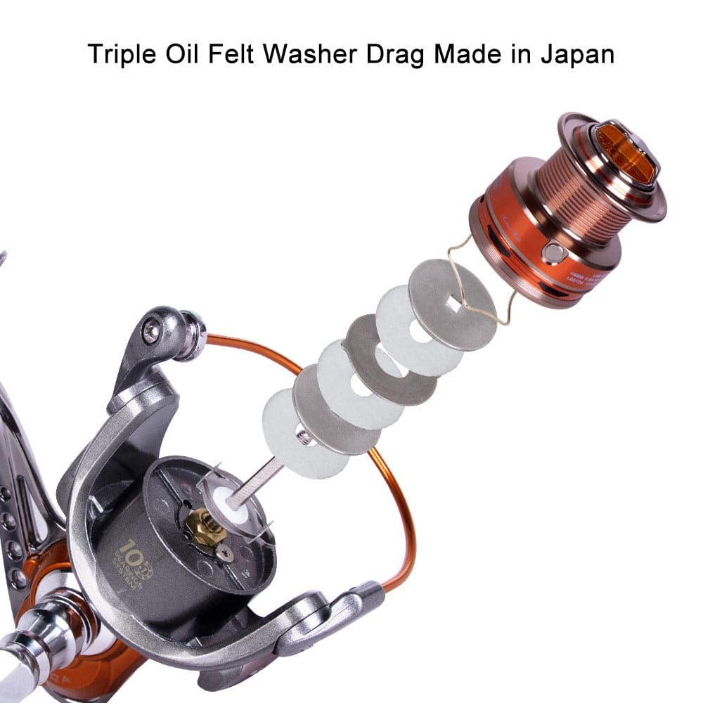 SPYRA Freshwater Fishing Reel 1000-4000 - Dr.Fish Tackles