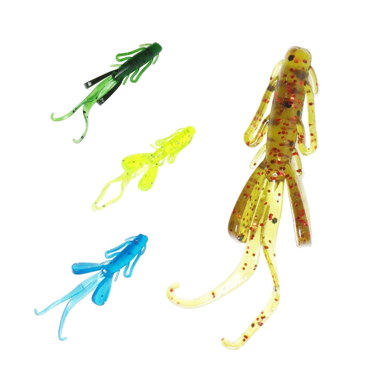 Dr.Fish 20pcs Soft Plastic Crayfish 1.18'' - Dr.Fish Tackles
