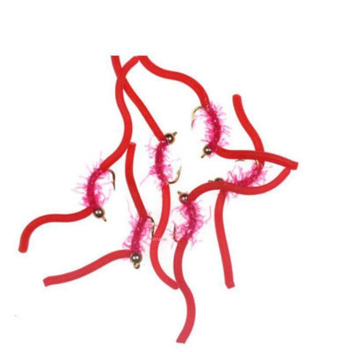 Dr.Fish 10pcs Squirmy Wormy Flies - Dr.Fish Tackles