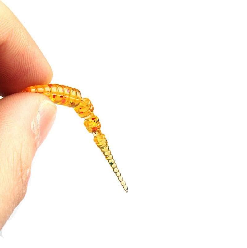 Dr.Fish 50pcs Soft Fishing Worms 1.57'' - Dr.Fish Tackles