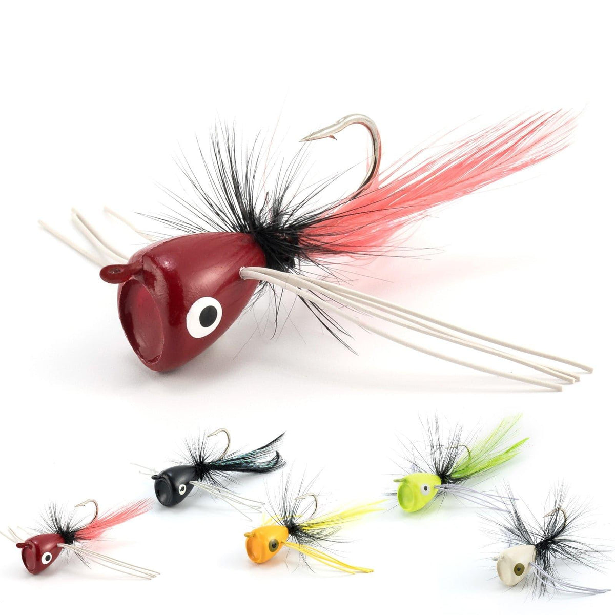 Dr.Fish 5/10pcs Fly Fishing Poppers Kit - Dr.Fish Tackles