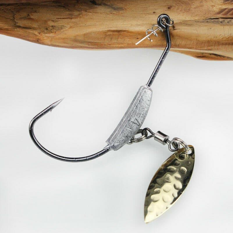 Dr.Fish 10pcs Underspin Weighted Swimbait Hooks - Dr.Fish Tackles
