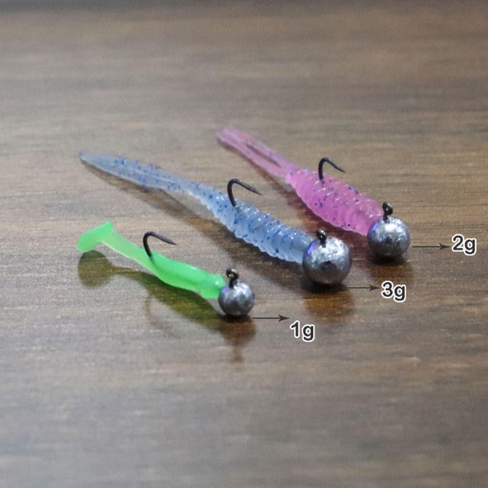 Dr.Fish 50pcs Round Lead Jig Heads 1/32-1/8oz - Dr.Fish Tackles