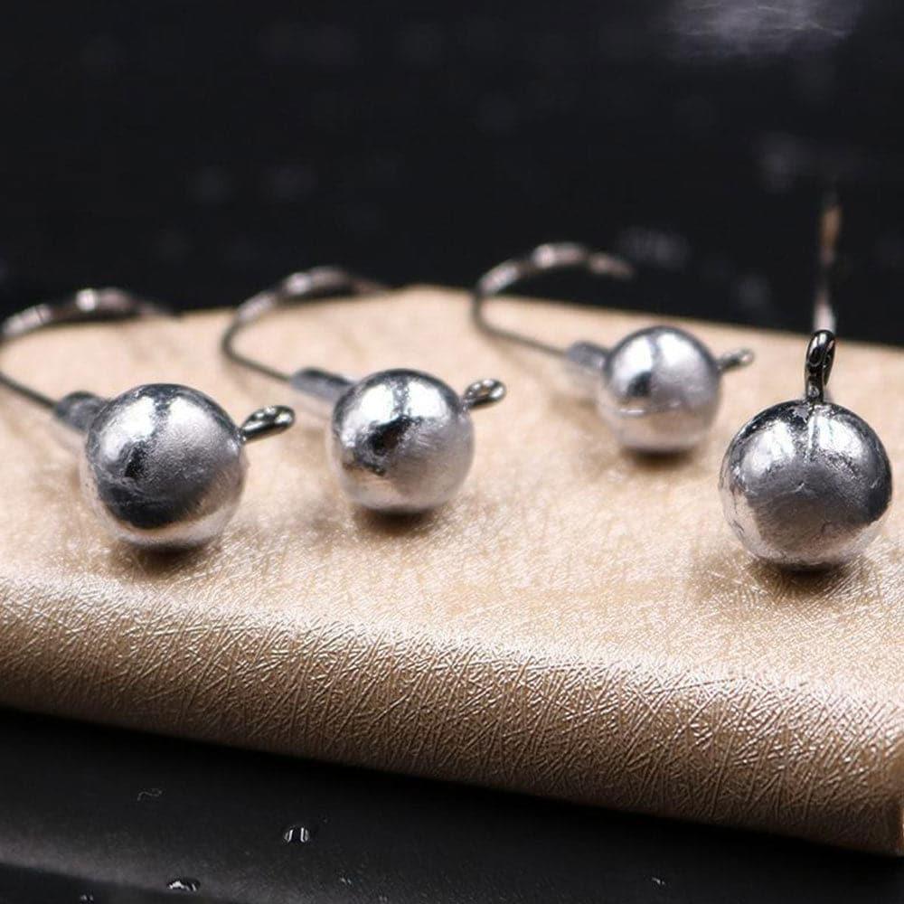 Dr.Fish 50pcs Round Lead Jig Heads 1/32-1/8oz - Dr.Fish Tackles
