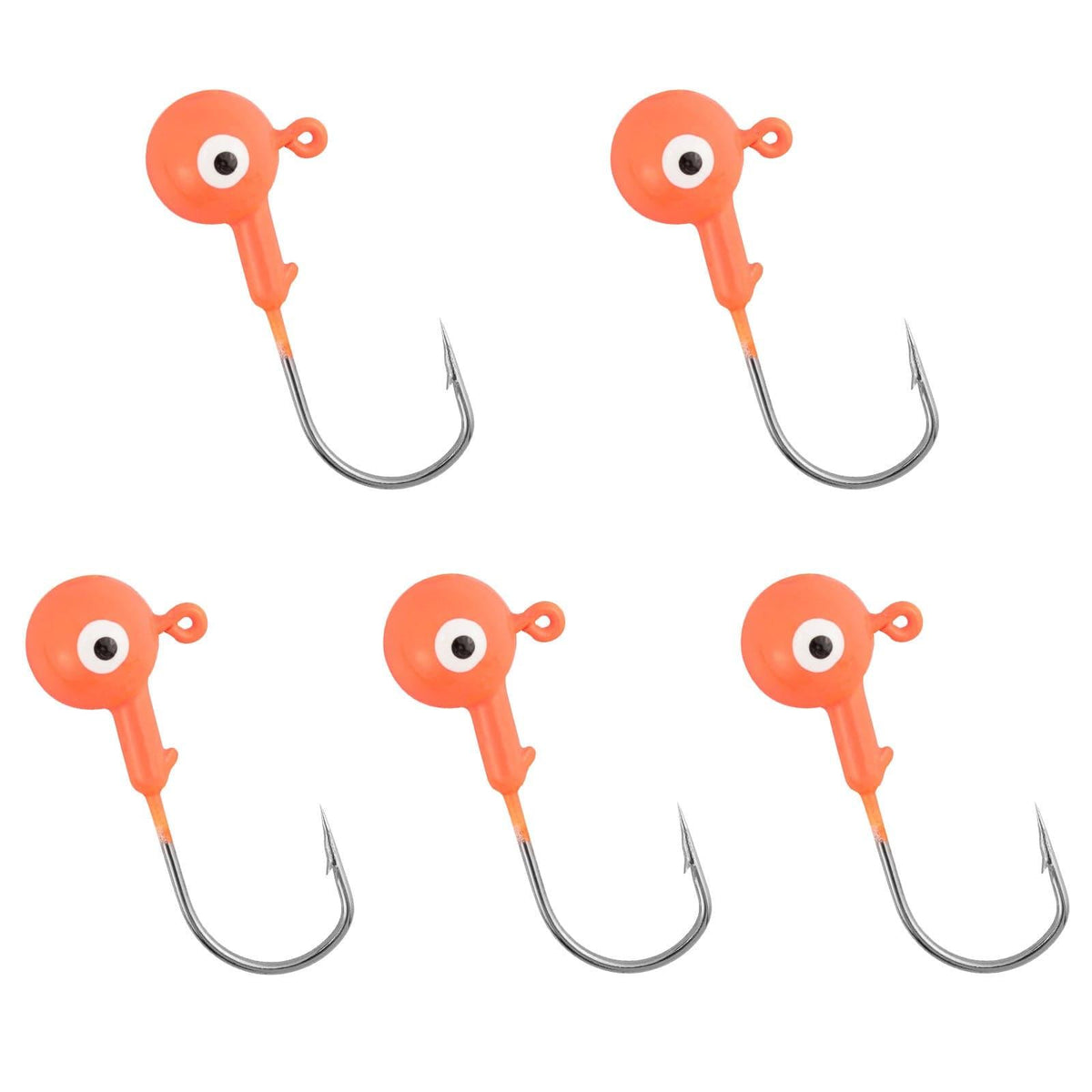 Dr.Fish 10/50pcs Crappie Jig Heads 1/8-1/2oz - Dr.Fish Tackles