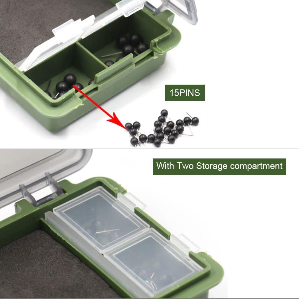 Dr.Fish Hair Rig Tackle Box with 15Pins - Dr.Fish Tackles