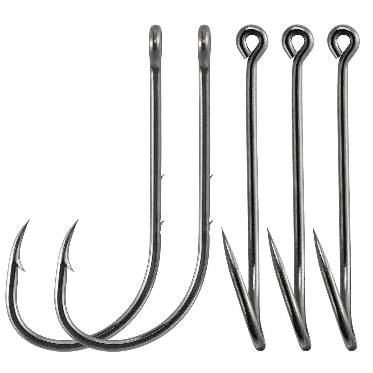Dr.Fish 100pcs Baitholder Aberdeen Hooks #4 to 4/0 - Dr.Fish Tackles
