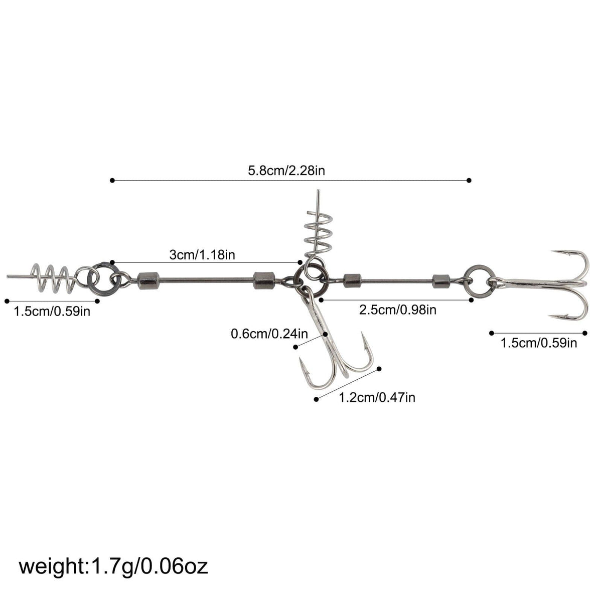 Dr.Fish Pike Stinger Rig for Softbait 10/15cm - Dr.Fish Tackles