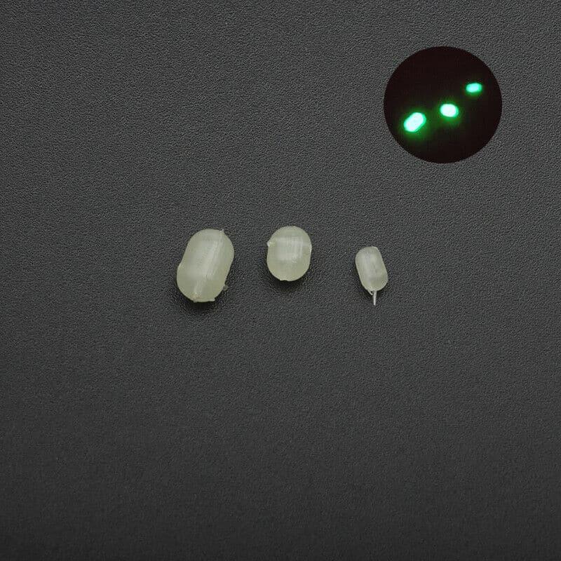 100pcs Fishing Beads 4 Holes Clear/Glow - Dr.Fish Tackles