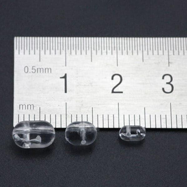 100pcs Fishing Beads 4 Holes Clear/Glow - Dr.Fish Tackles