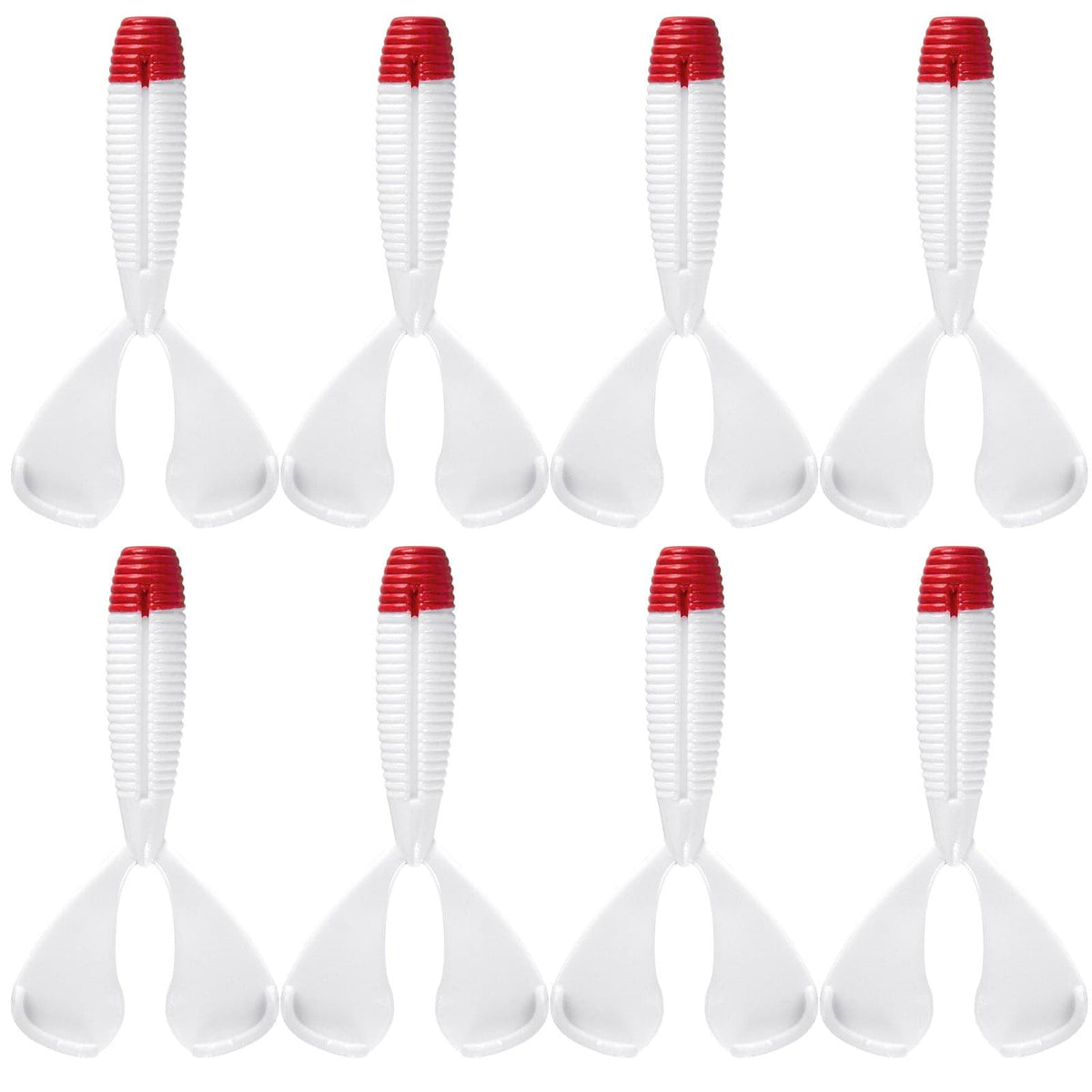 Dr.Fish 8pcs Soft Twin Tail Grubs 2.36'' - Dr.Fish Tackles