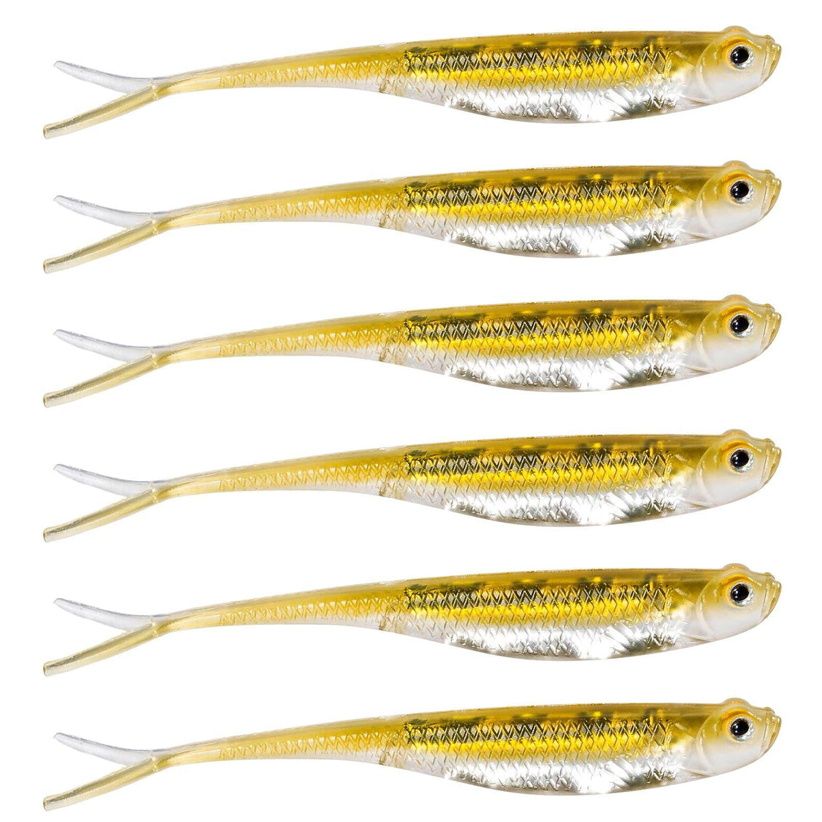 Dr.Fish Fluke Tail Soft Swimbaits 2.9''-4.7'' - Dr.Fish Tackles