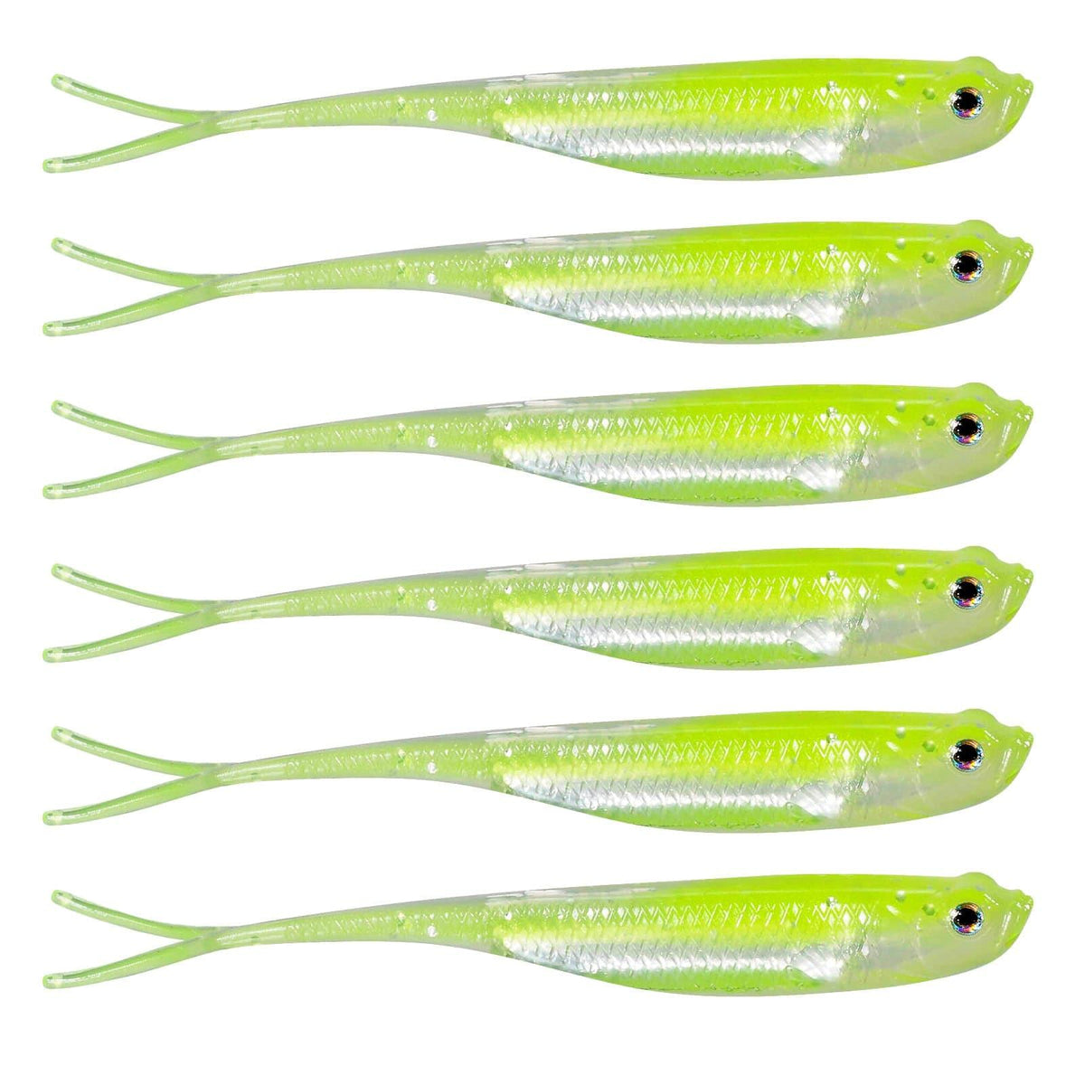 Dr.Fish Fluke Tail Soft Swimbaits 2.9''-4.7'' - Dr.Fish Tackles