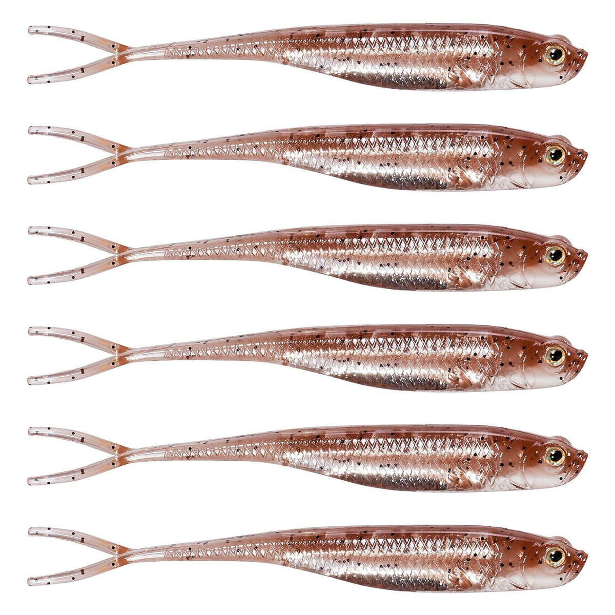 Dr.Fish Fluke Tail Soft Swimbaits 2.9''-4.7'' - Dr.Fish Tackles