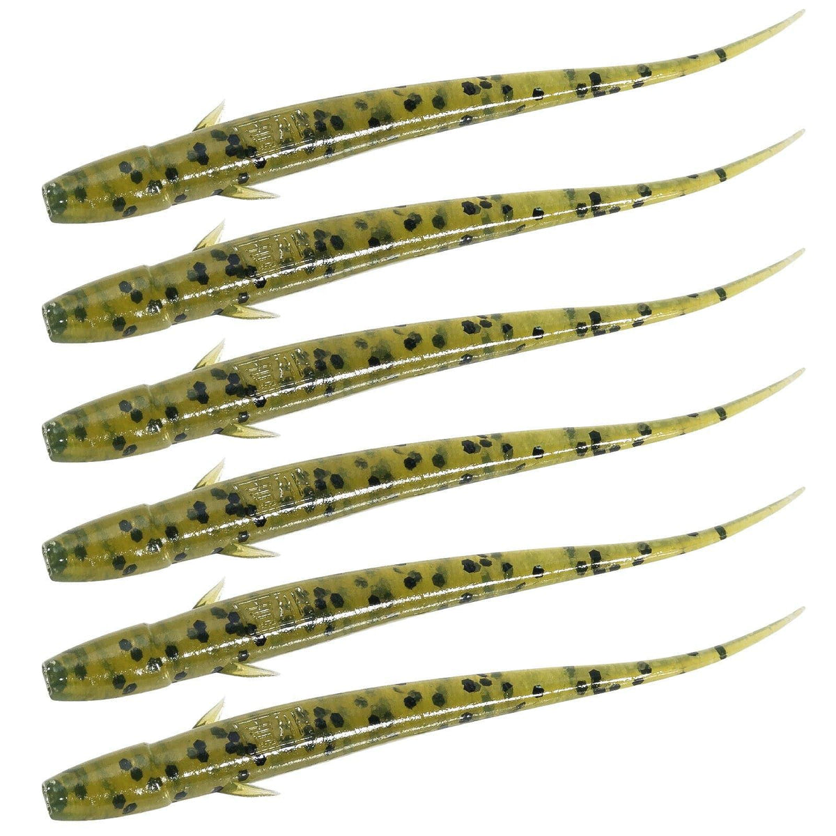Dr.Fish 12pcs Soft Plastic Worms 2.95'' - Dr.Fish Tackles