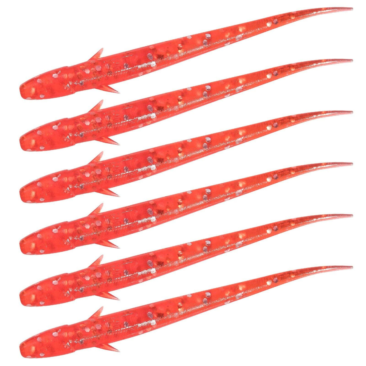 Dr.Fish 12pcs Soft Plastic Worms 2.95'' - Dr.Fish Tackles