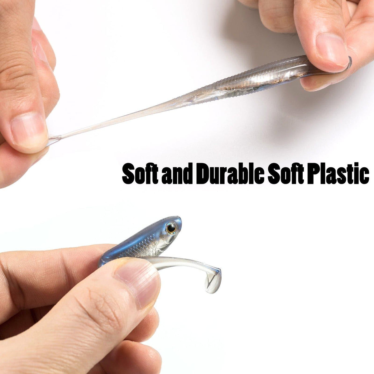 Dr.Fish Paddle Tail Soft Swimbaits 2.7''-4.7'' - Dr.Fish Tackles