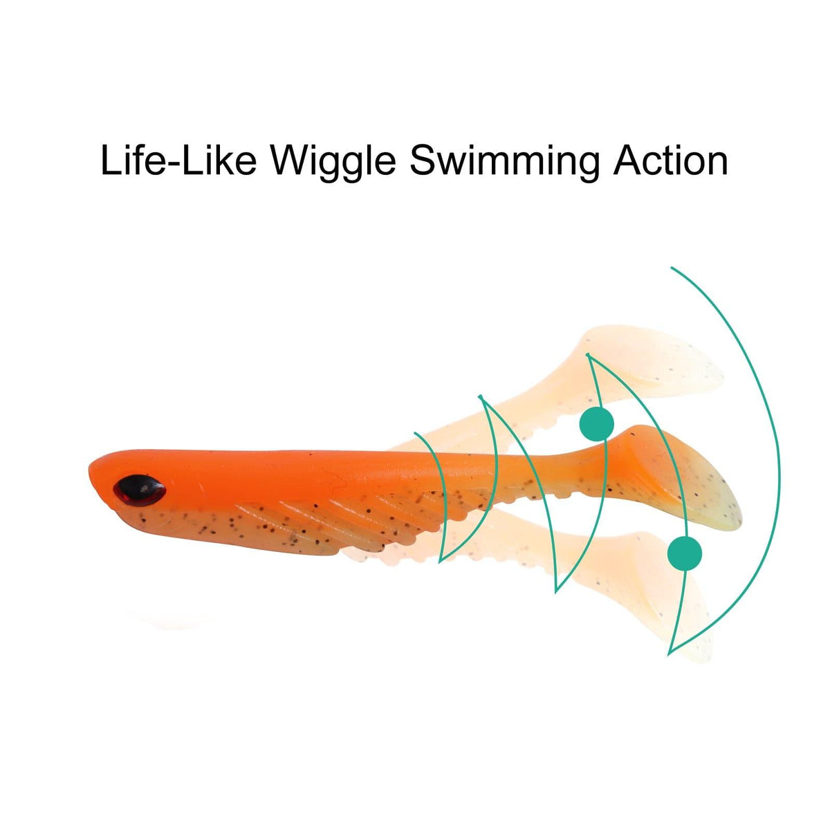 Dr.Fish 5pcs Soft Plastic Swimbaits 2.75'' - Dr.Fish Tackles