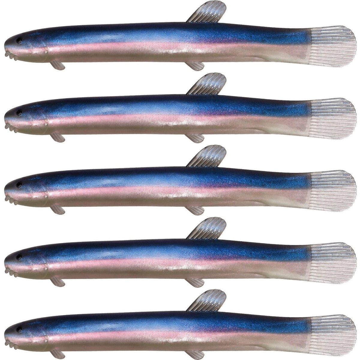 Dr.Fish 5pcs Artificial Loach Soft Baits 3.9'' - Dr.Fish Tackles