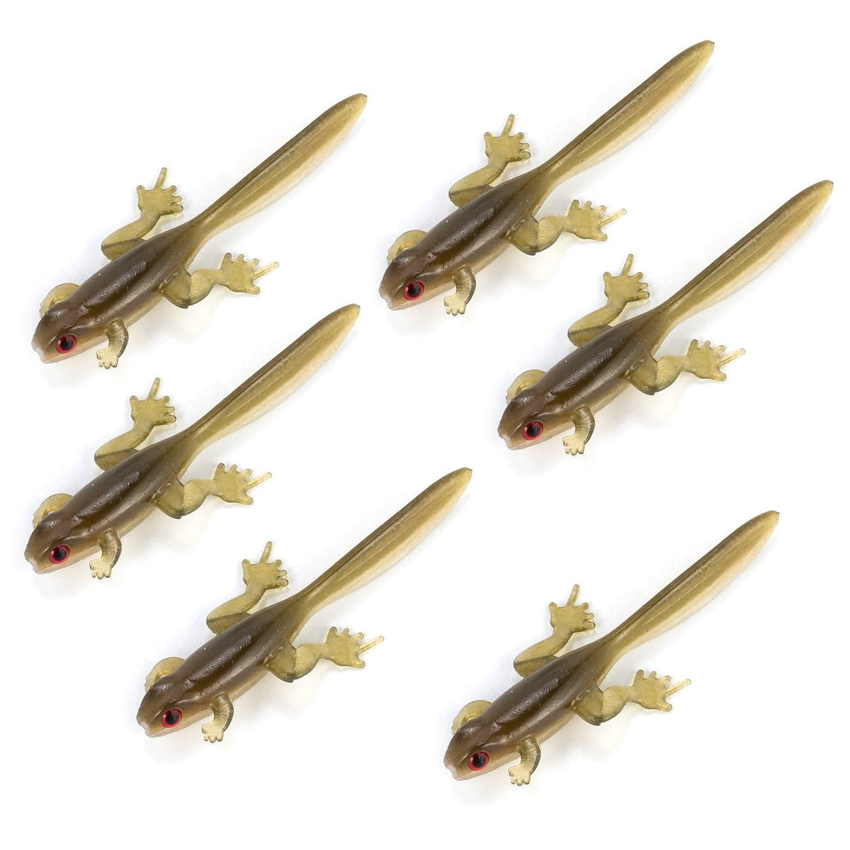 Dr.Fish 6pcs Soft Plastic Frogs 3.2'' - Dr.Fish Tackles