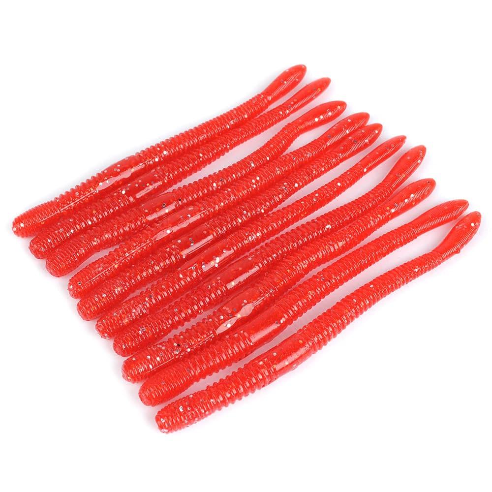 Dr.Fish 10pcs Floating Wacky Worms 4.5'' - Dr.Fish Tackles