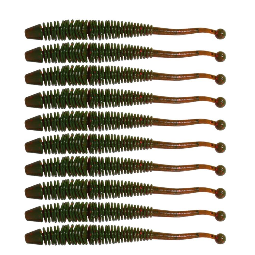 Dr.Fish 10pcs Soft Plastic Sandworms 3.15" - Dr.Fish Tackles