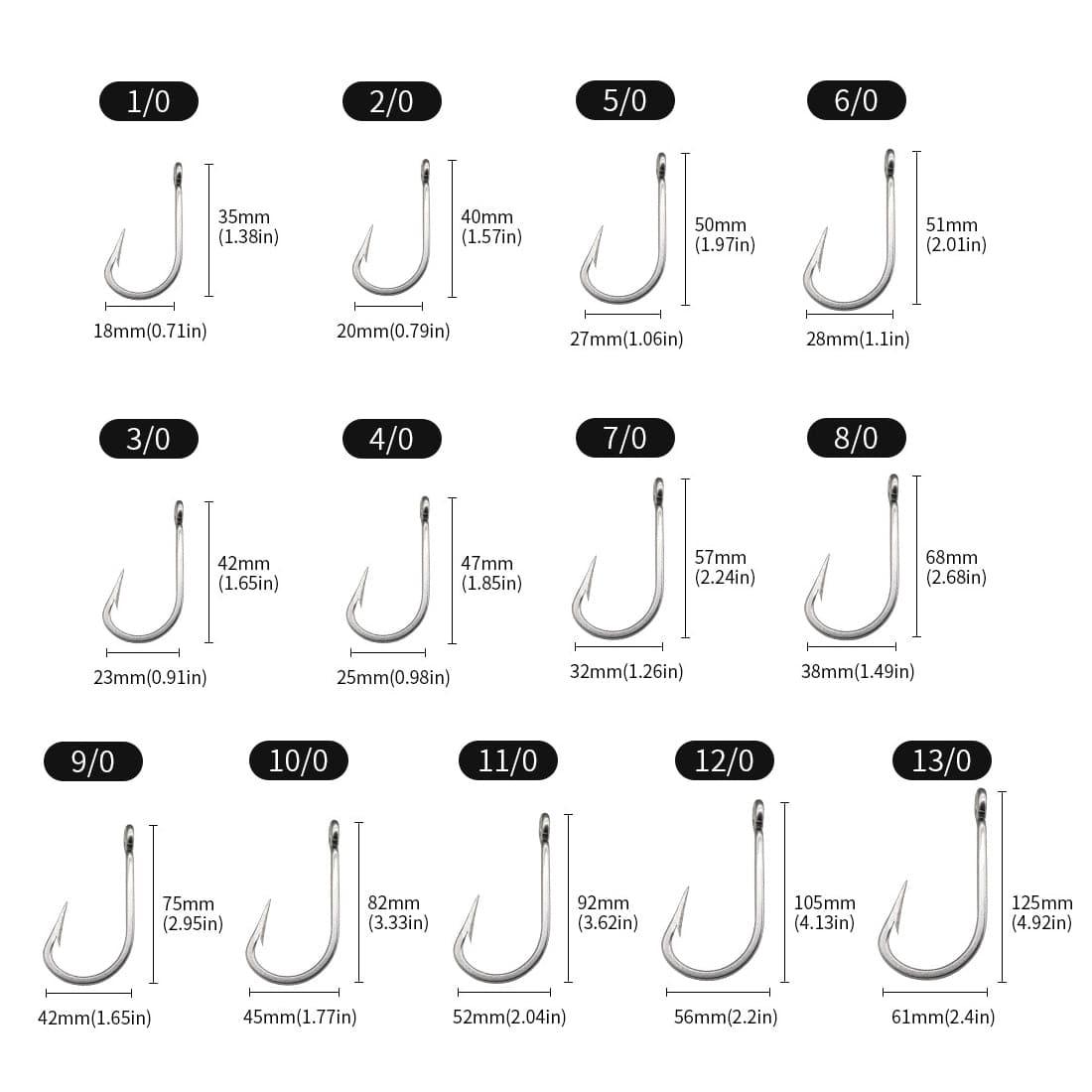 Dr.Fish 2pcs Saltwater Fishing Hooks with Steel Cable - Dr.Fish Tackles