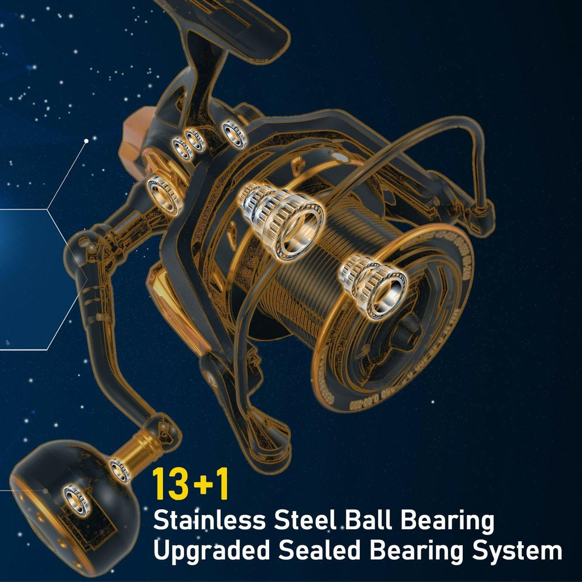 Dr.Fish ST Surf Fishing Reel 10000/12000 Full Metal - Dr.Fish Tackles