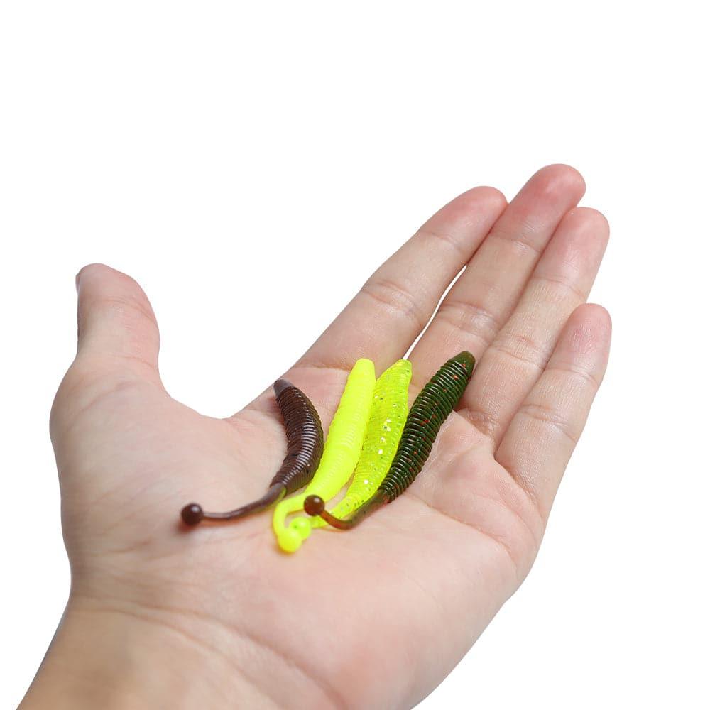 Dr.Fish 10pcs Soft Plastic Sandworms 3.15" - Dr.Fish Tackles