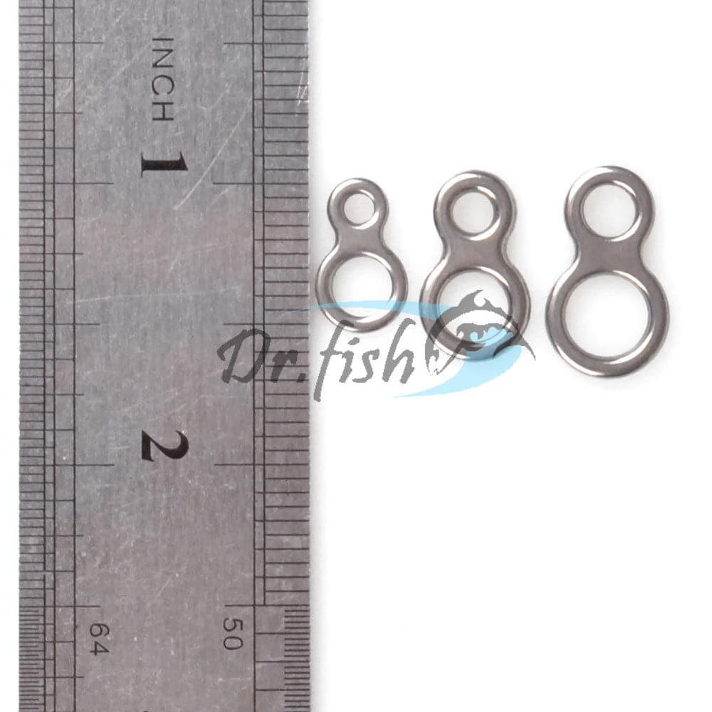 Dr.Fish Figure 8 Solid Rings 3 Sizes - Dr.Fish Tackles