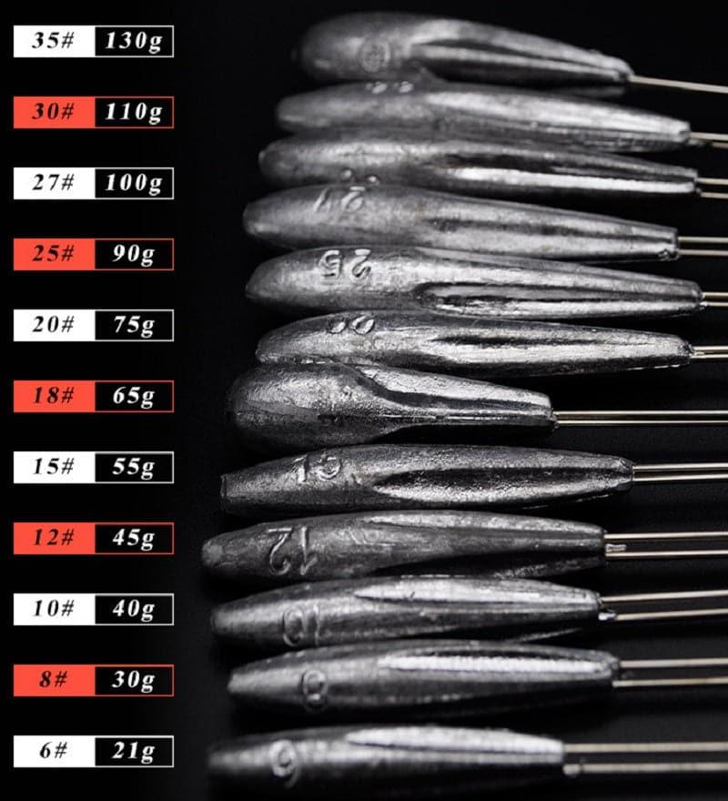 Dr.Fish Surf Fishing Spider Weights 21 to 130g - Dr.Fish Tackles
