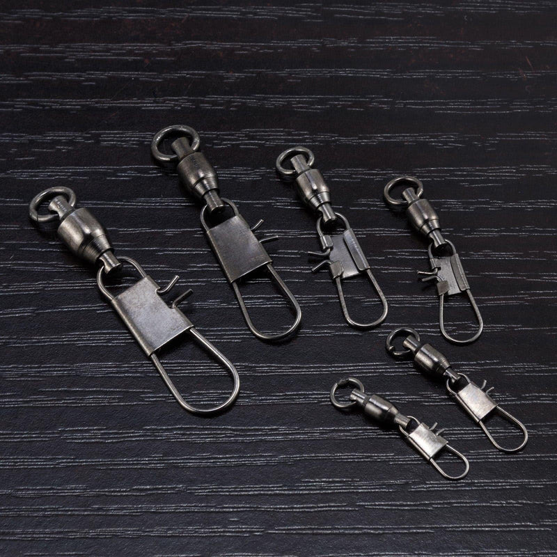 Dr.Fish 30pcs Ball Bearing Swivels Snaps 17-79Lb - Dr.Fish Tackles