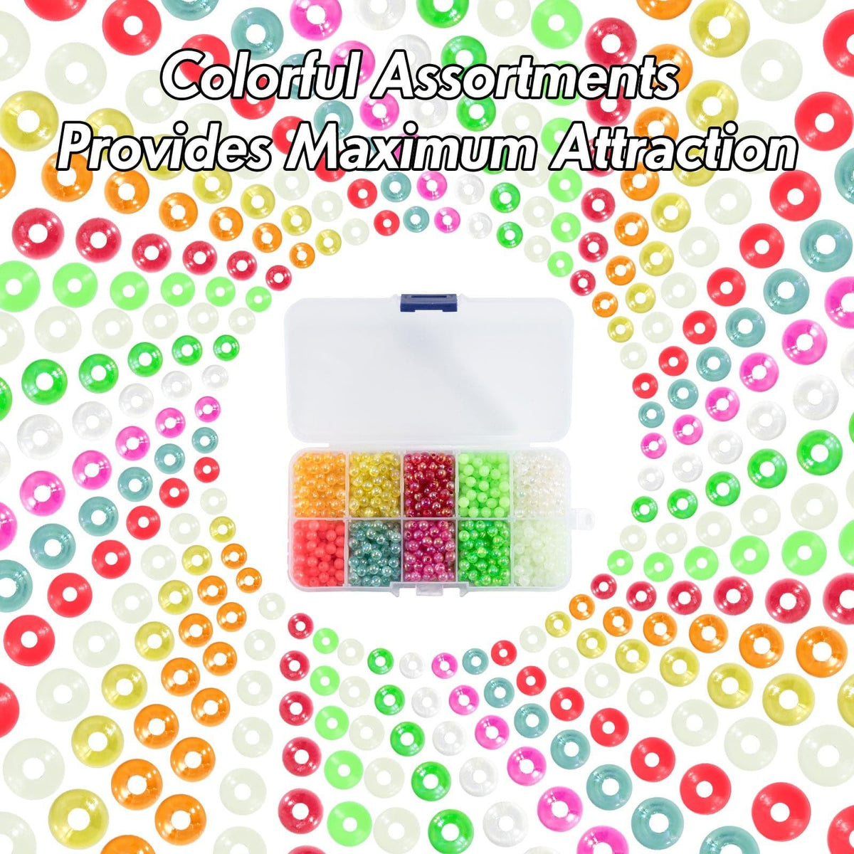 Dr.Fish 1000pcs Fishing Beads Kit 5mm - Dr.Fish Tackles