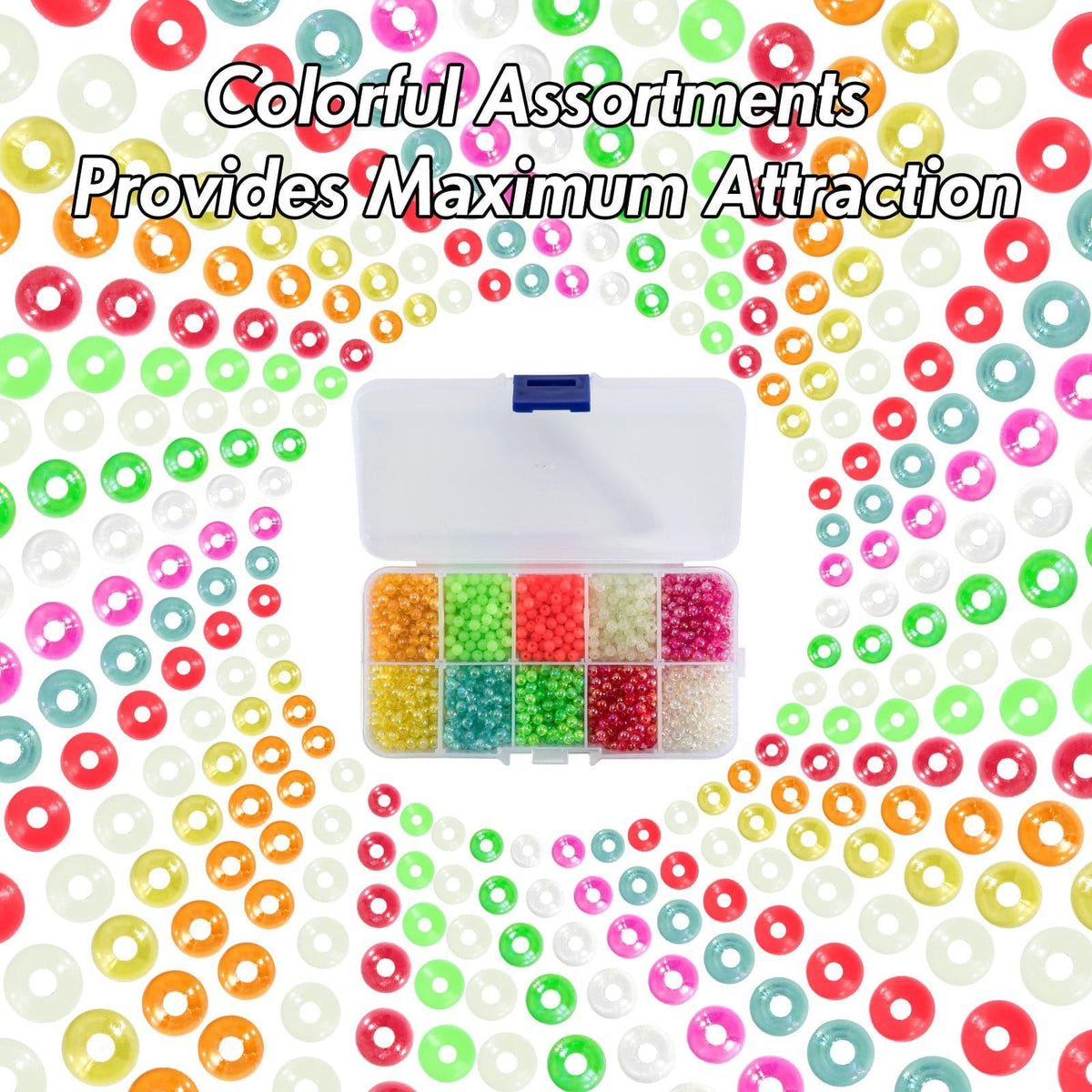 Dr.Fish 1500pcs Fishing Beads Kit 4mm - Dr.Fish Tackles