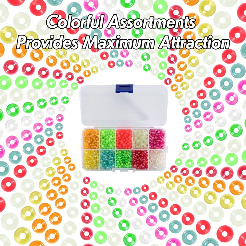 Dr.Fish 1500pcs Fishing Beads Kit 4mm - Dr.Fish Tackles