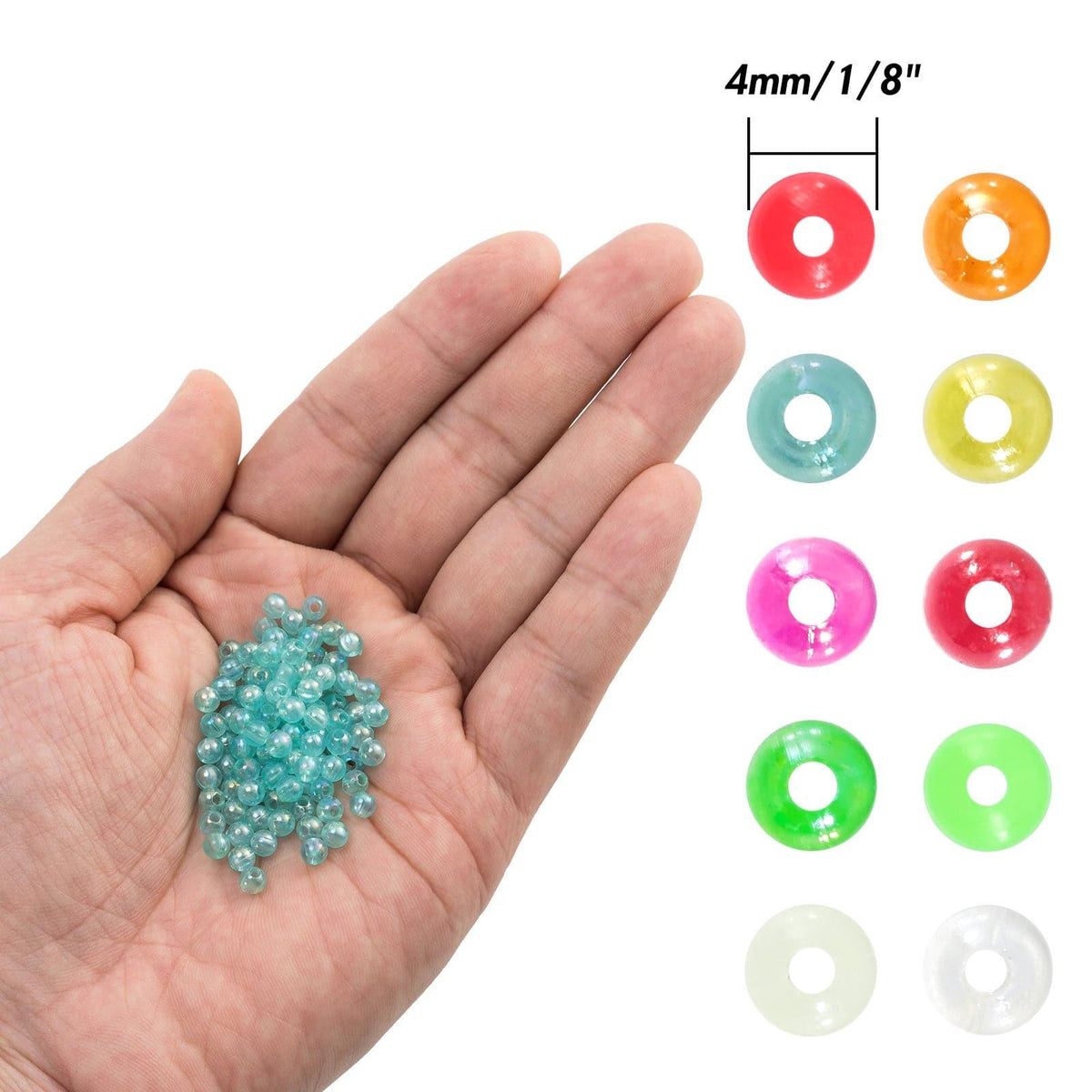 Dr.Fish 1500pcs Fishing Beads Kit 4mm - Dr.Fish Tackles