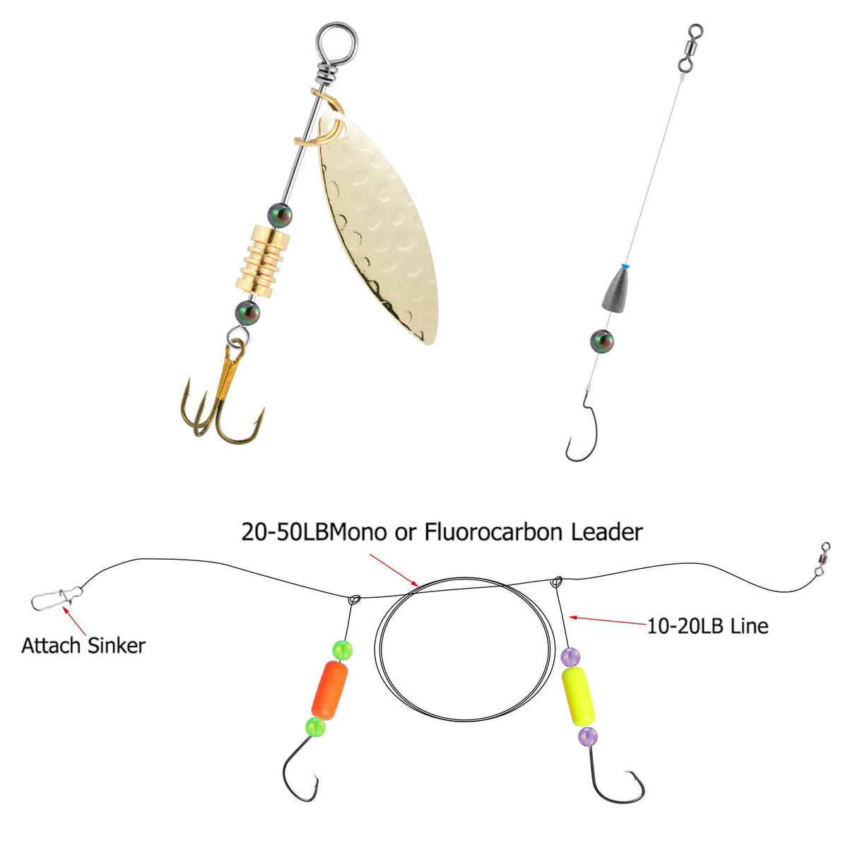 Dr.Fish 3000pcs Fishing Beads Kit 4-5mm - Dr.Fish Tackles