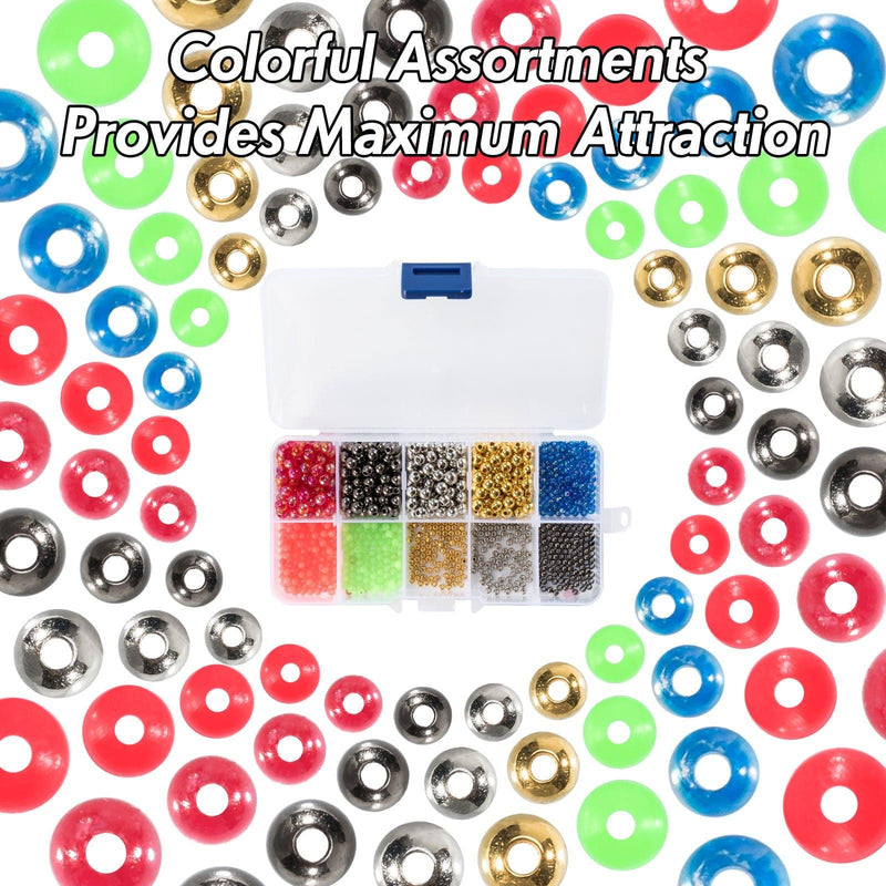Dr.Fish 1000pcs Fishing Beads Kit 2-4mm - Dr.Fish Tackles