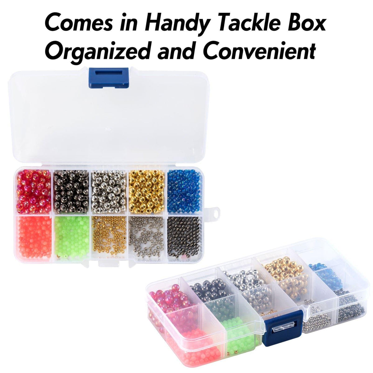 Dr.Fish 1000pcs Fishing Beads Kit 2-4mm - Dr.Fish Tackles