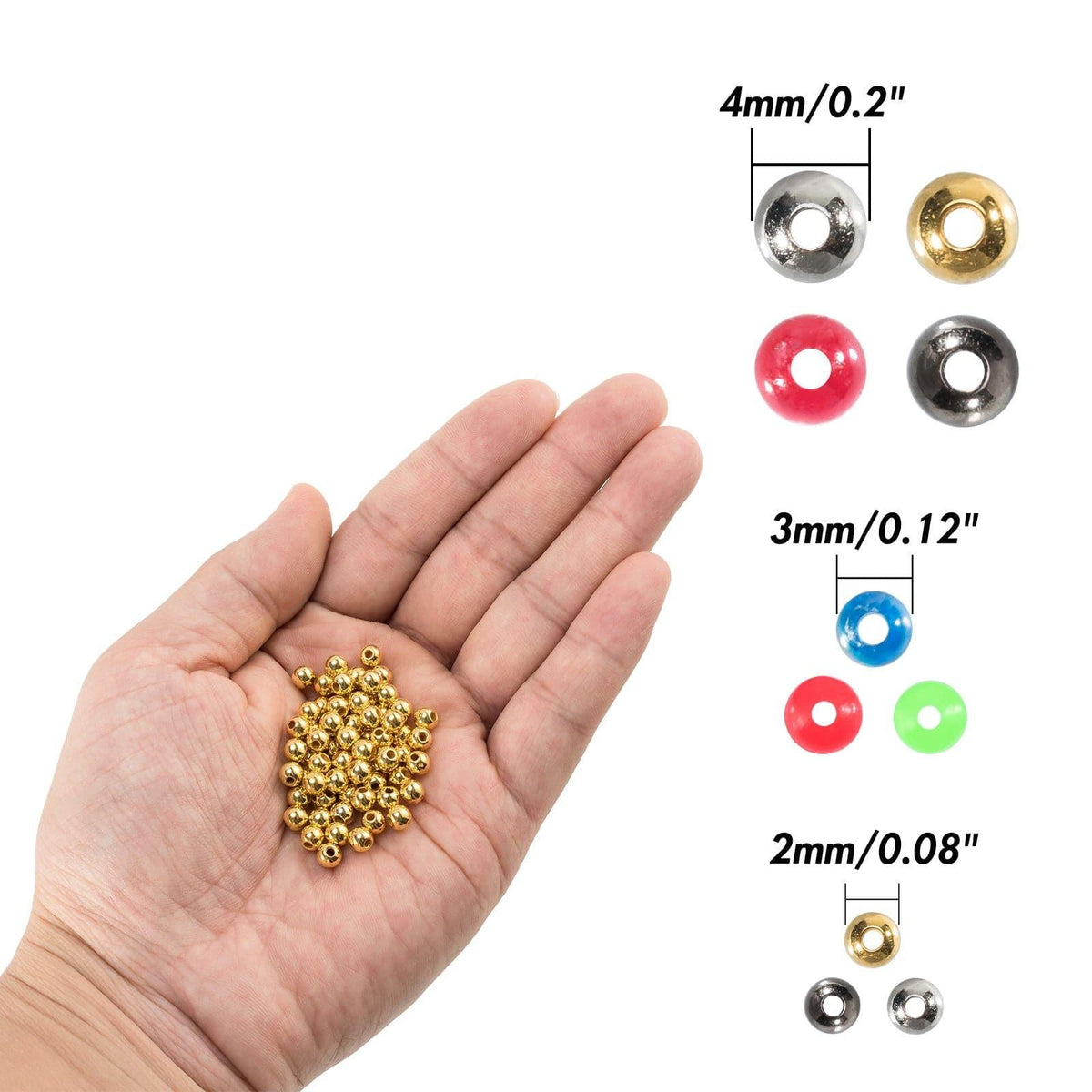 Dr.Fish 1000pcs Fishing Beads Kit 2-4mm - Dr.Fish Tackles