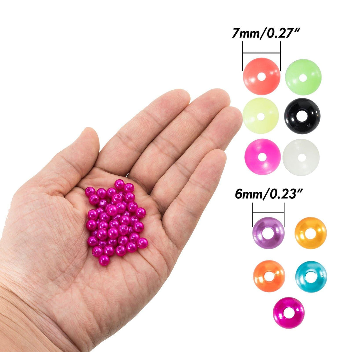 Dr.Fish 550pcs Fishing Beads Kit 6-7mm - Dr.Fish Tackles